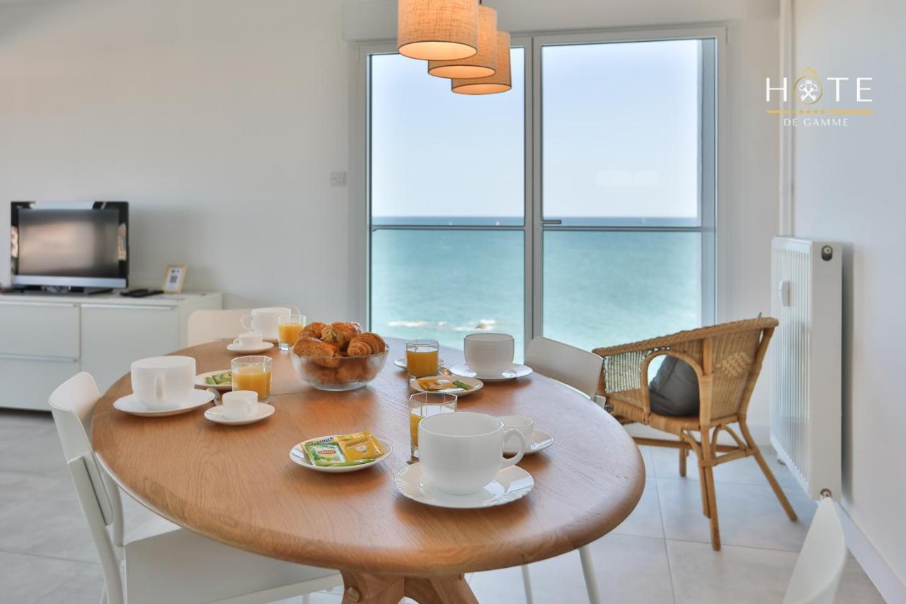 Appartement De Caractere, Superbe Vue Mer 280° La Chaume Eksteriør billede