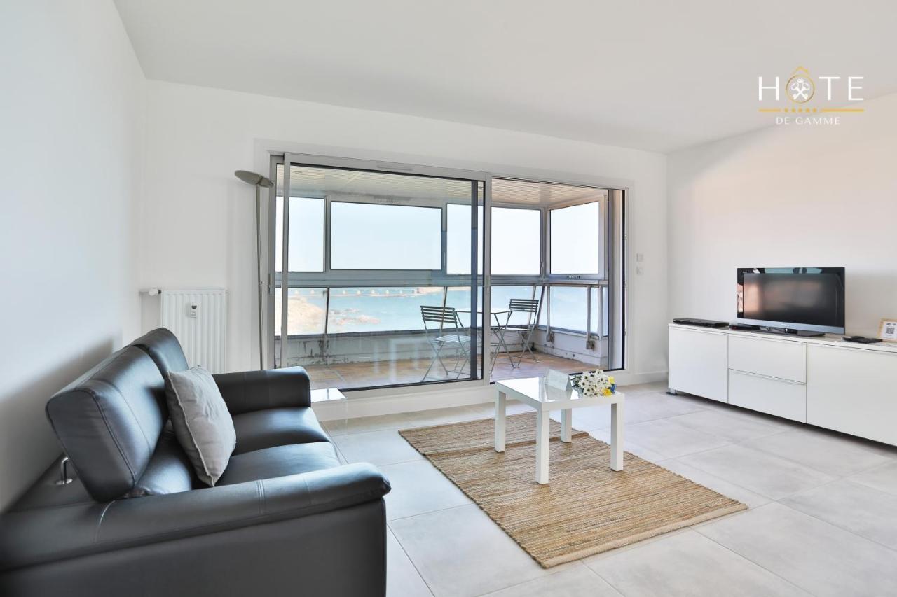 Appartement De Caractere, Superbe Vue Mer 280° La Chaume Eksteriør billede